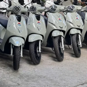 Electric motorbikes for rent in Tam Coc, Ninh Binh